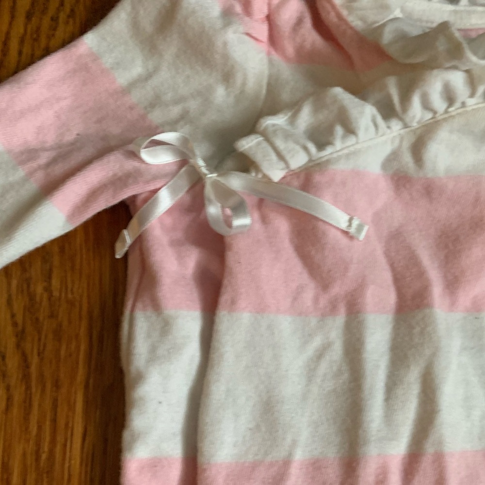 Vintage Ralph Lauren baby girl striped onesie size 9 months - Picture 3 of 8